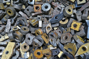 คาร์ไบด์อินเสิร์ทใช้แล้ว รับซื้อทุกสภาพ | Used worn carbide inserts scrap buyer Thailand